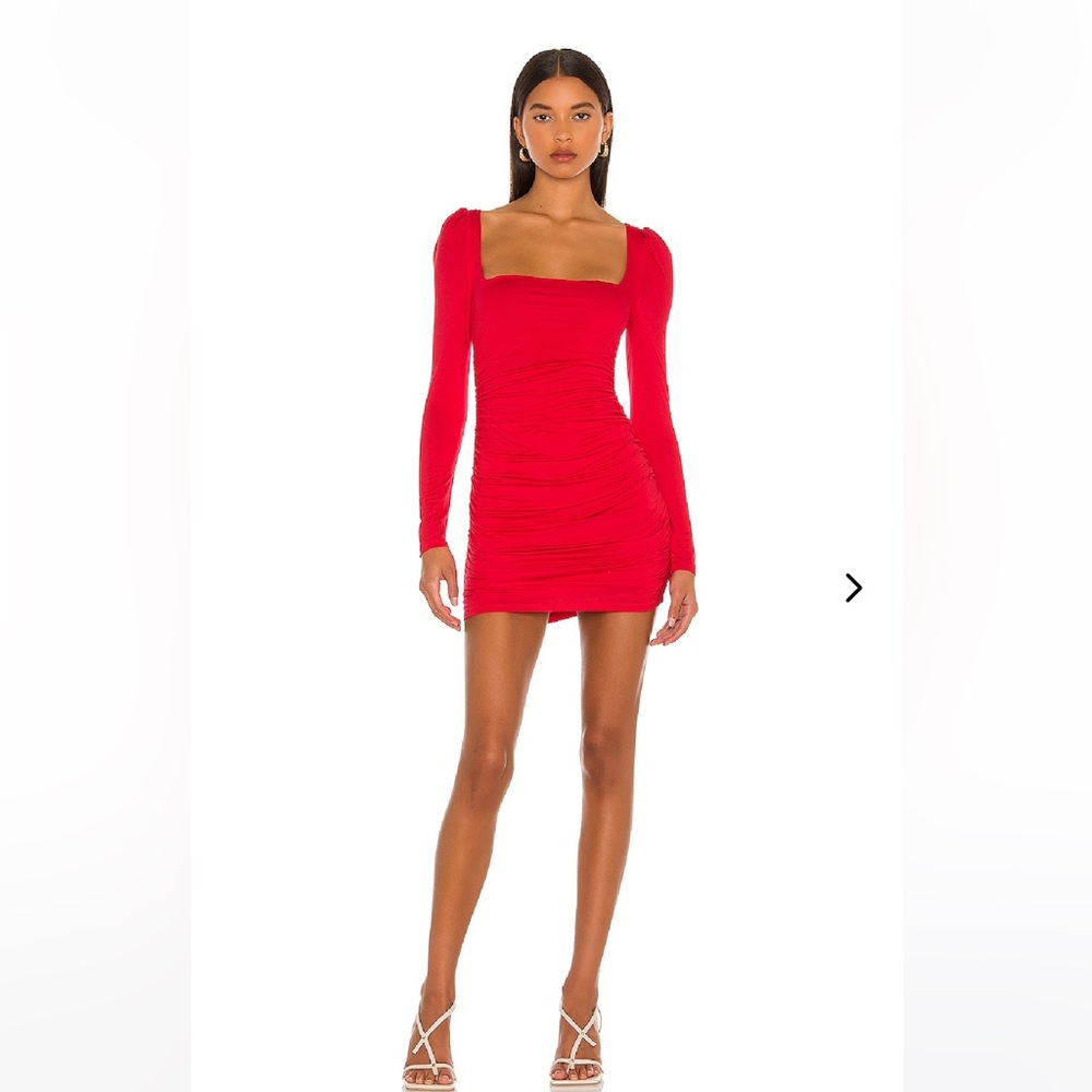 NEW Lovers + Friends Benae Mini Dress Red XS